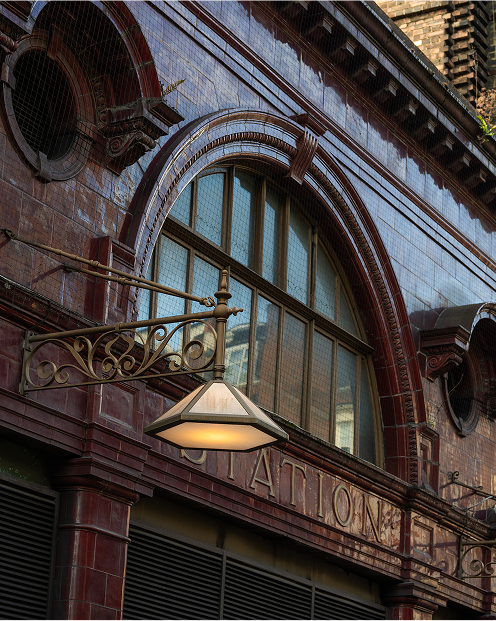 Historic station facade