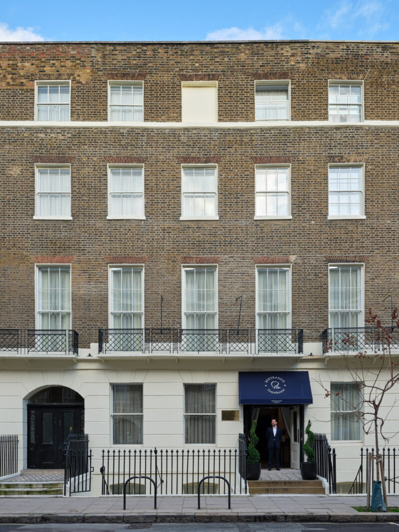 outside bertrand's townhouse