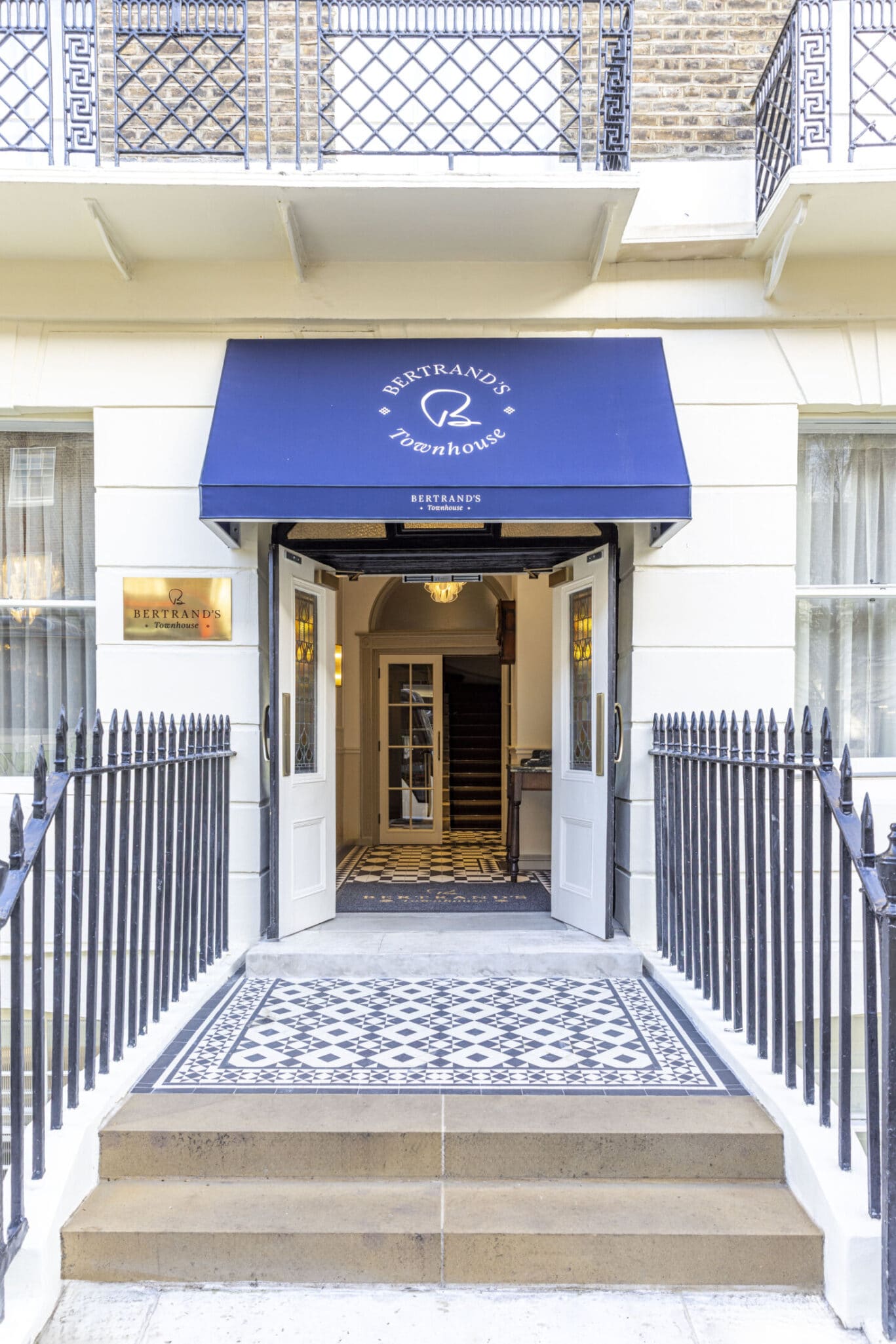 front of bertrands townhouse