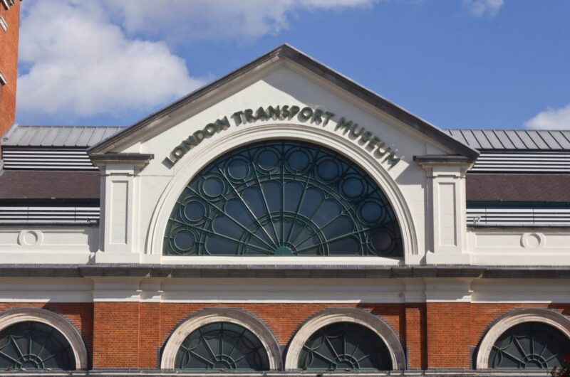 The London Transport Museum building.
